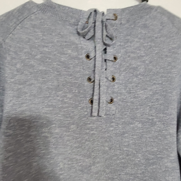 Madewell lace back pull over sweater - Picture 10 of 12